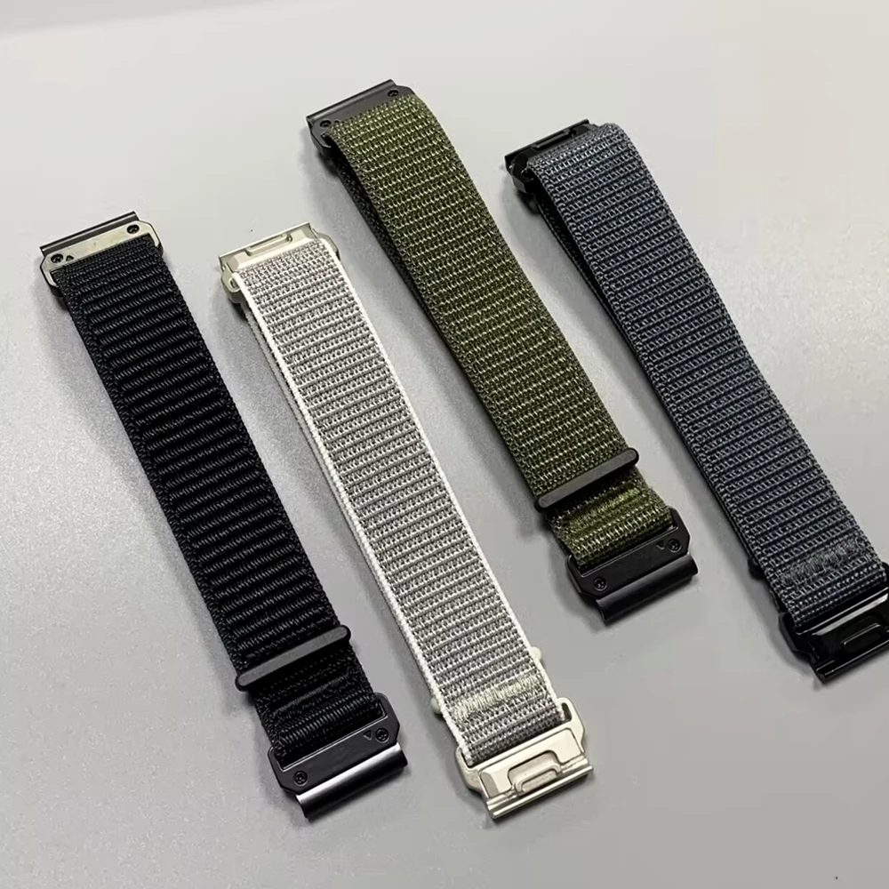 Correa de nailon de ajuste rápido de 22/26mm para Garmin Fenix 8 pro Enduro 3 Tactix 8 pulsera para Garmin Instinct 2/2X 3 accesorios de correa - imagen 3