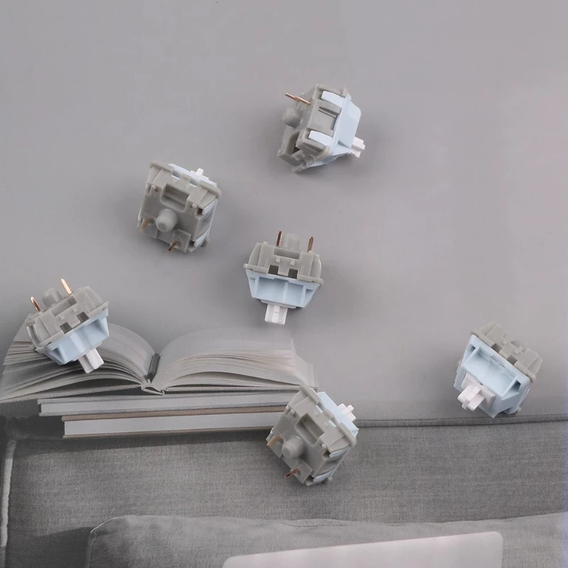 Interruptor de teclado personalizado James Donkey, disparador de luz intercambiable en caliente, 35g, eje lineal silencioso, interruptor de teclado mecánico de 3 pines - imagen 2