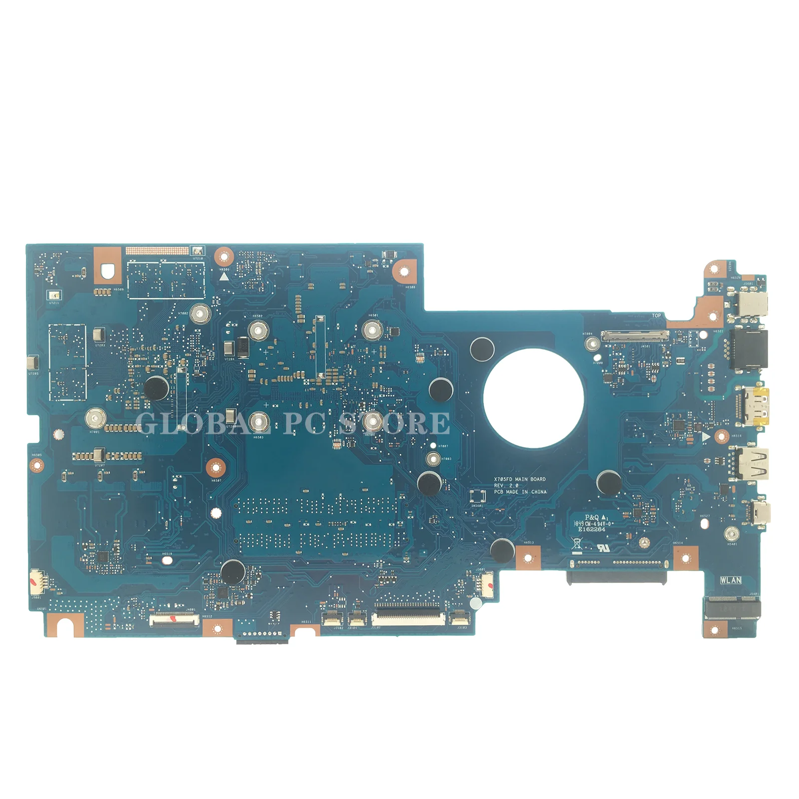 Placa base X705F X705FD N705F M705F para placa base de ordenador portátil ASUS i3 i5 i7 8th Gen GTX1050-V2G/V4G - imagen 2