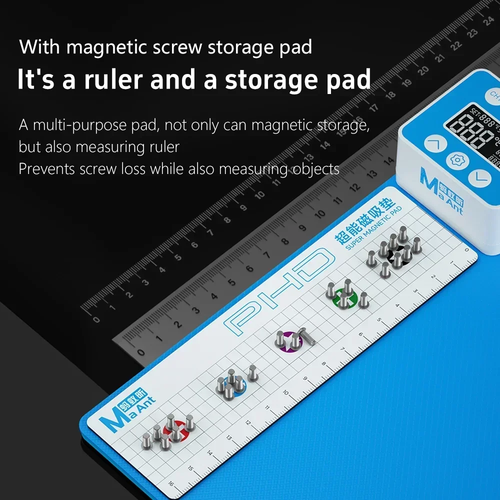 MaAnt PHD Mini separador de pantalla LCD teléfono Ipad precalentamiento quitar almohadilla con magnético para teléfono Ipad reparación plataforma de desmontaje - imagen 4