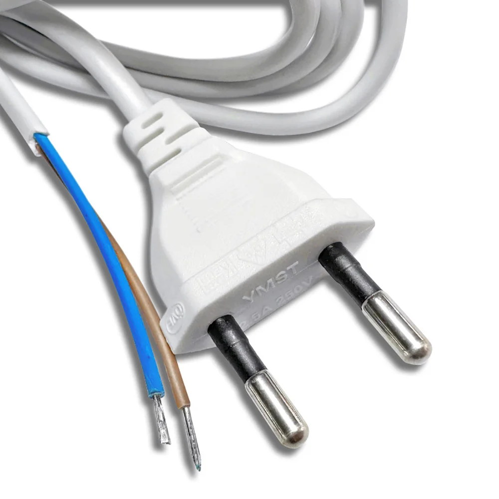20 piezas Cable de conexión UE 1,8 m 0,75 mm2 Cable pelado Cable de extensión de alimentación para ventilador eléctrico aspiradora lavavajillas