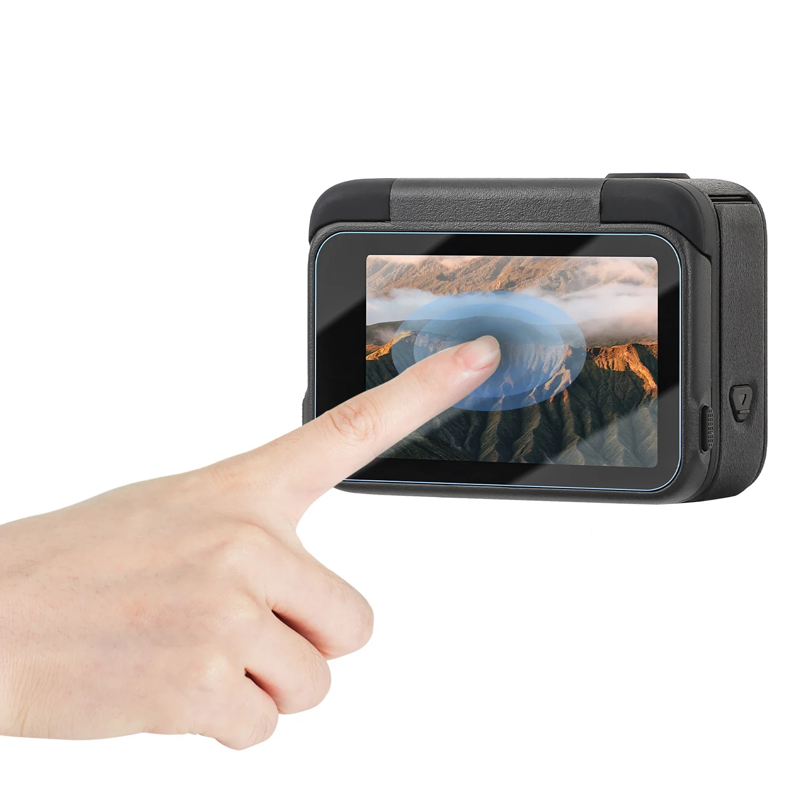 6 unids/set para Insta360 Ace Pro 2 pantalla película templada lente películas protectoras antiarañazos accesorios de Cámara de Acción - imagen 4