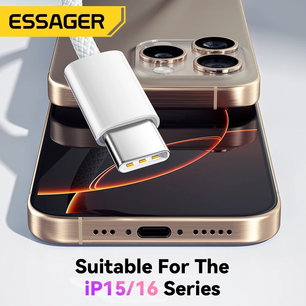 Cable USB-C 60W de Carga Rápida para iPhone, iPad, MacBook y Xiaomi - imagen 5