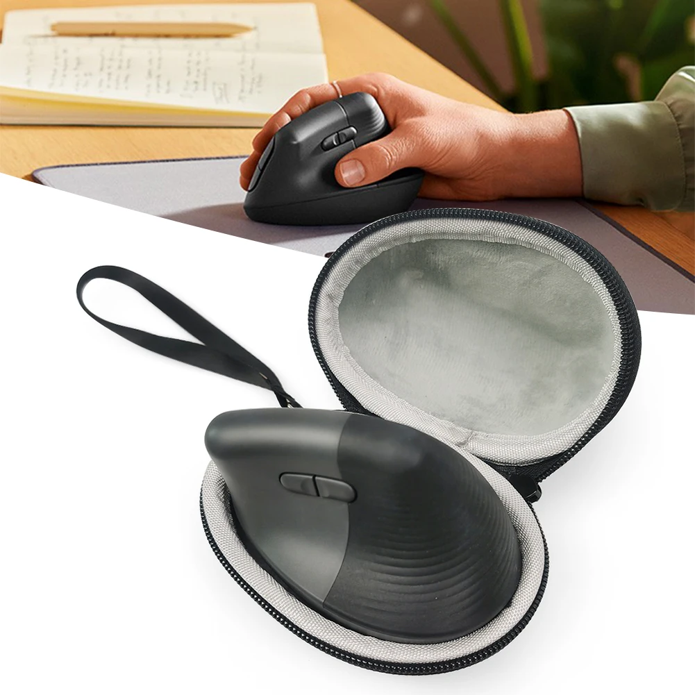 Funda de ratón EVA para Logitech MX, estuche rígido Vertical con cremallera, bolsas de almacenamiento de viaje, bolsa de transporte de ratón EVA