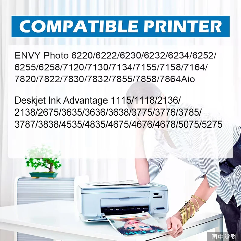 Reemplazo de cartucho de tinta Morepage 664XL para impresora HP 664 HP664 XL Deskjet 1115 2135 3635 2138 3636 3638 4535 4536 4538 4675 - imagen 2