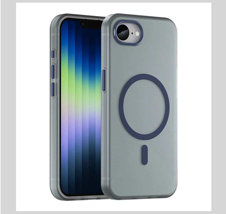 Para iPhone 16E Magsafe funda de carga inalámbrica magnética para iPhone16E teléfono 17 air 16 15 14 13 Pro Max cubierta - imagen 2