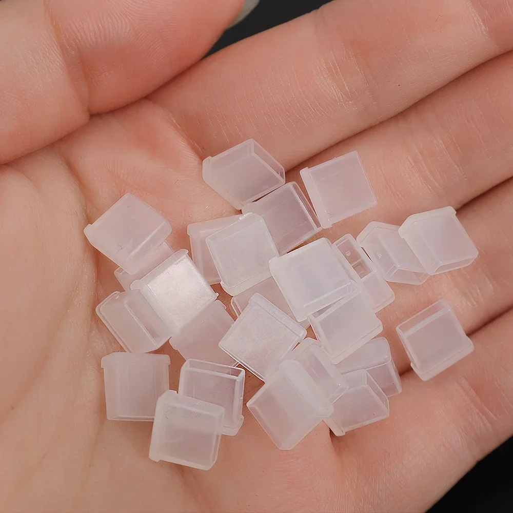 Para iPhone IOS/Micro USB/Tipo C/USB A puerto de carga macho tapones antipolvo tapas protectoras transparentes - imagen 5