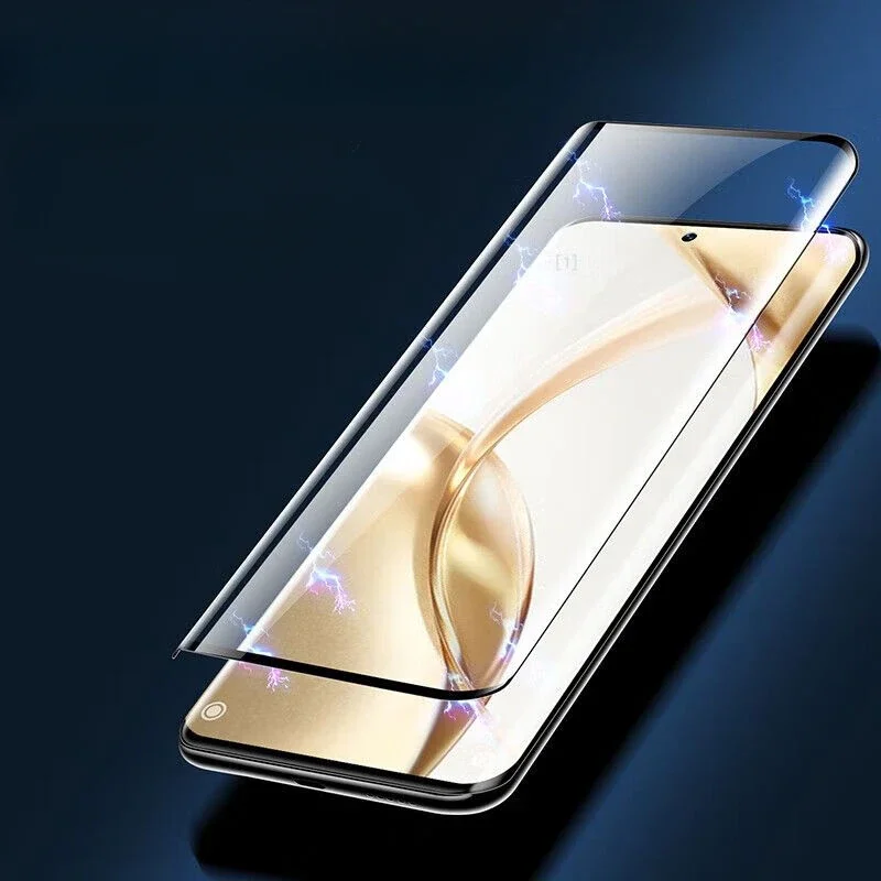 Vidrio Templado 9H para Huawei Honor 200 Pro, Protector de pantalla 3D curvado, Honor 200, 200Pro, cristal transparente Anti luz azul - imagen 2