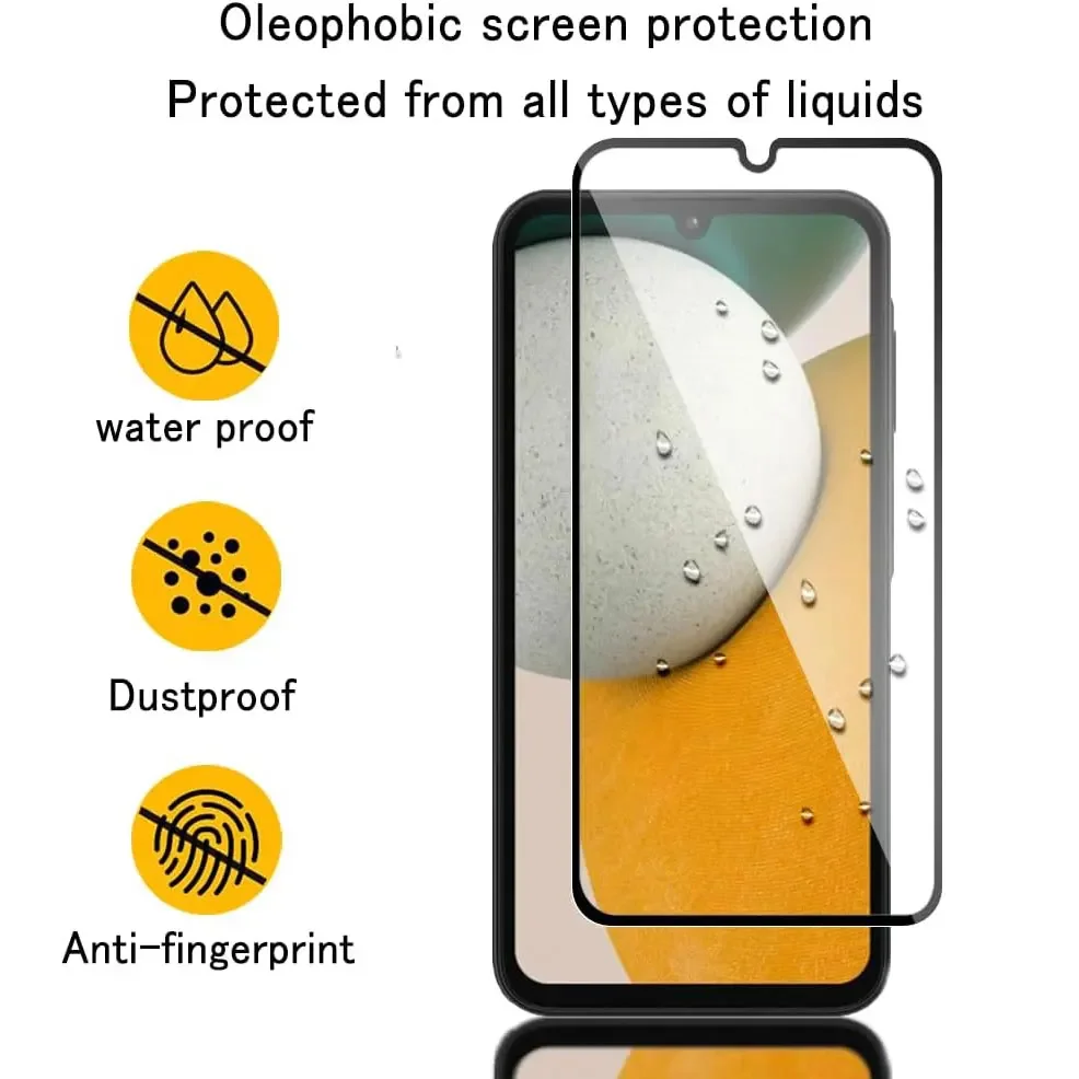 Protector de pantalla de vidrio templado para Samsung, A10, A20, A30, A50 S, A70, A15, A21, A55, A31, A41, A51, A81, F12, F22, F42, 5 unidades - imagen 2