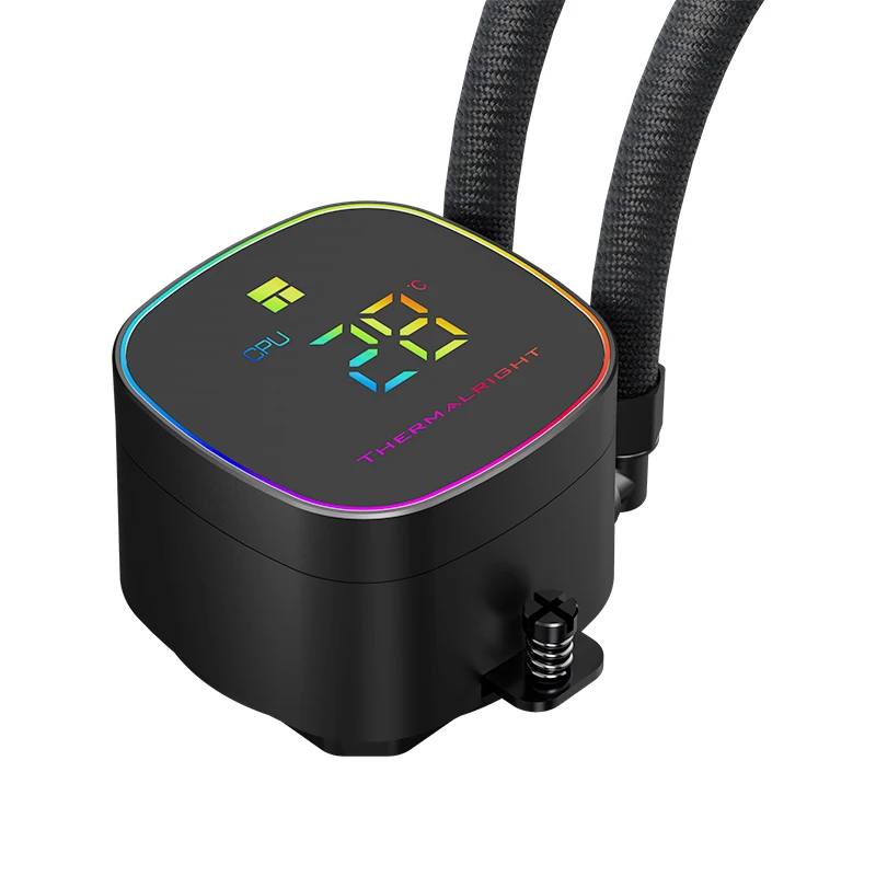 Radiador de agua fría todo en uno Thermalright FROZEN HORIZON DIGITAL ARGB, cabezal frío magnético extraíble, soporte LGA1851/1700/AM5 - imagen 4