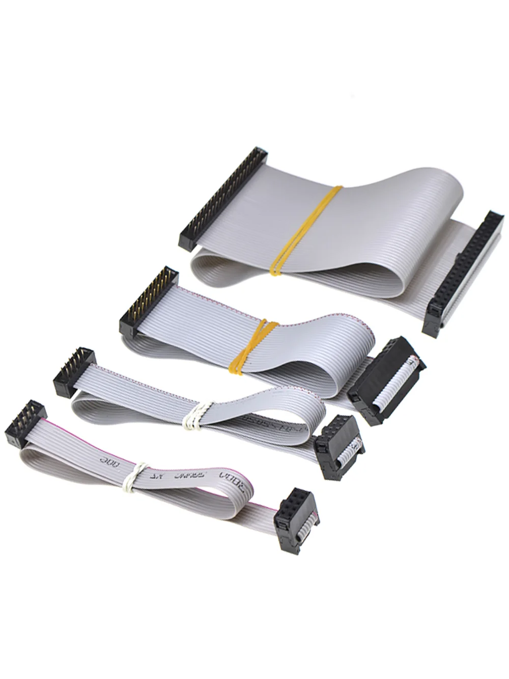 2 uds FC-FD DC4 IDC conector macho a hembra de paso de 2,54 MM 6P/8/10/12/14/16/20/24/26/30/34/40 pines Cable de datos de bajada de cinta plana - imagen 2