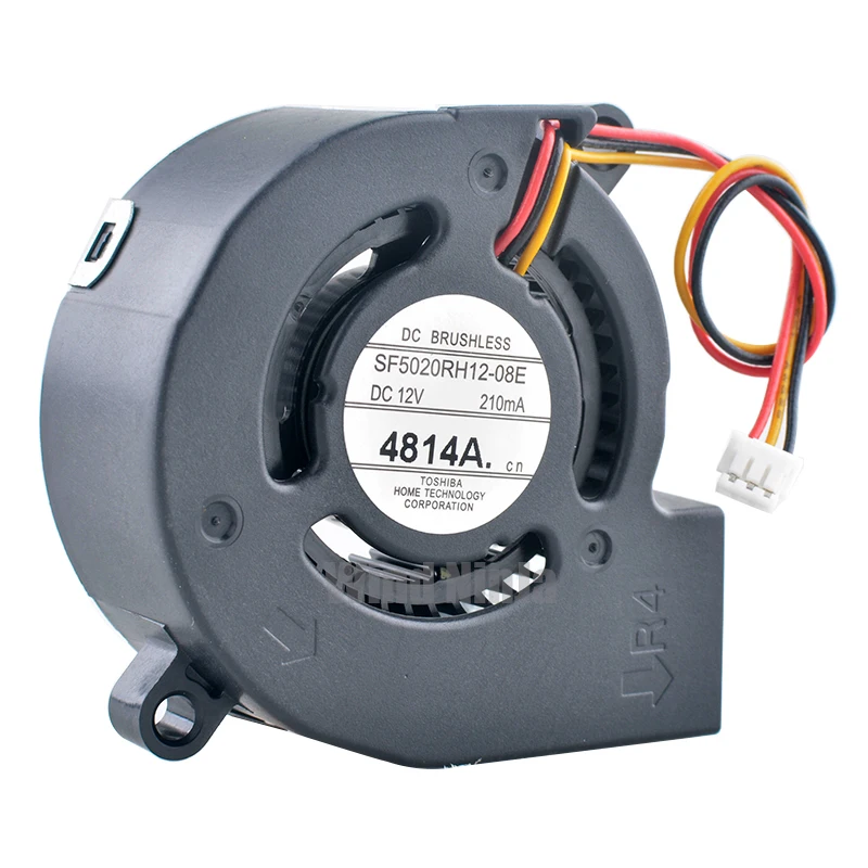 SF5020RH12-08E 5cm 50mm ventilador 50x50x20mm DC12V 0.21A ventilador de refrigeración centrífugo de 3 pines para proyectores - imagen 3