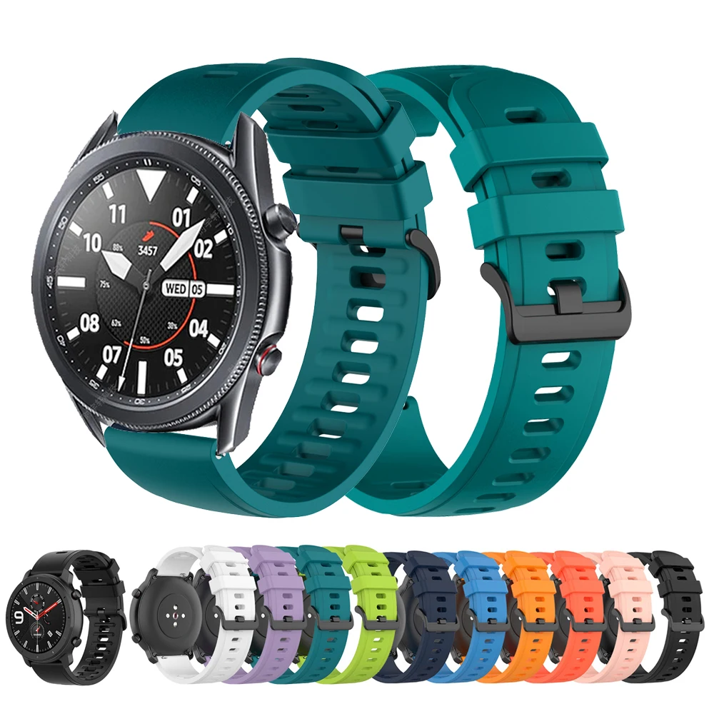 Correa de reloj de 22mm para Samsung galaxy Watch 3, 45mm, Gear S3 Classic Frontier, pulsera clásica para galaxy watch de 46mm