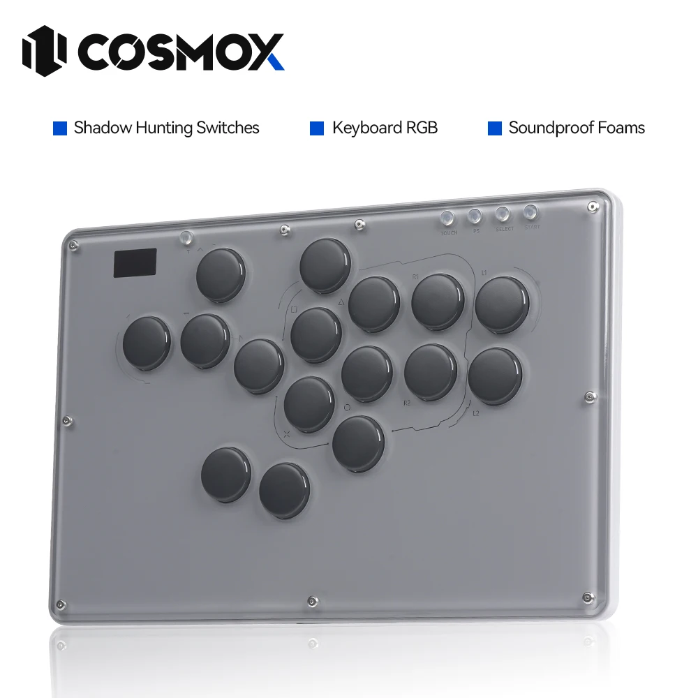 Controlador sin palanca Hitbox de Haute42-COSMOX para PC/PS4/PS5/interruptor, Joystick de vapor, lucha Arcade con interruptores de caza de sombra
