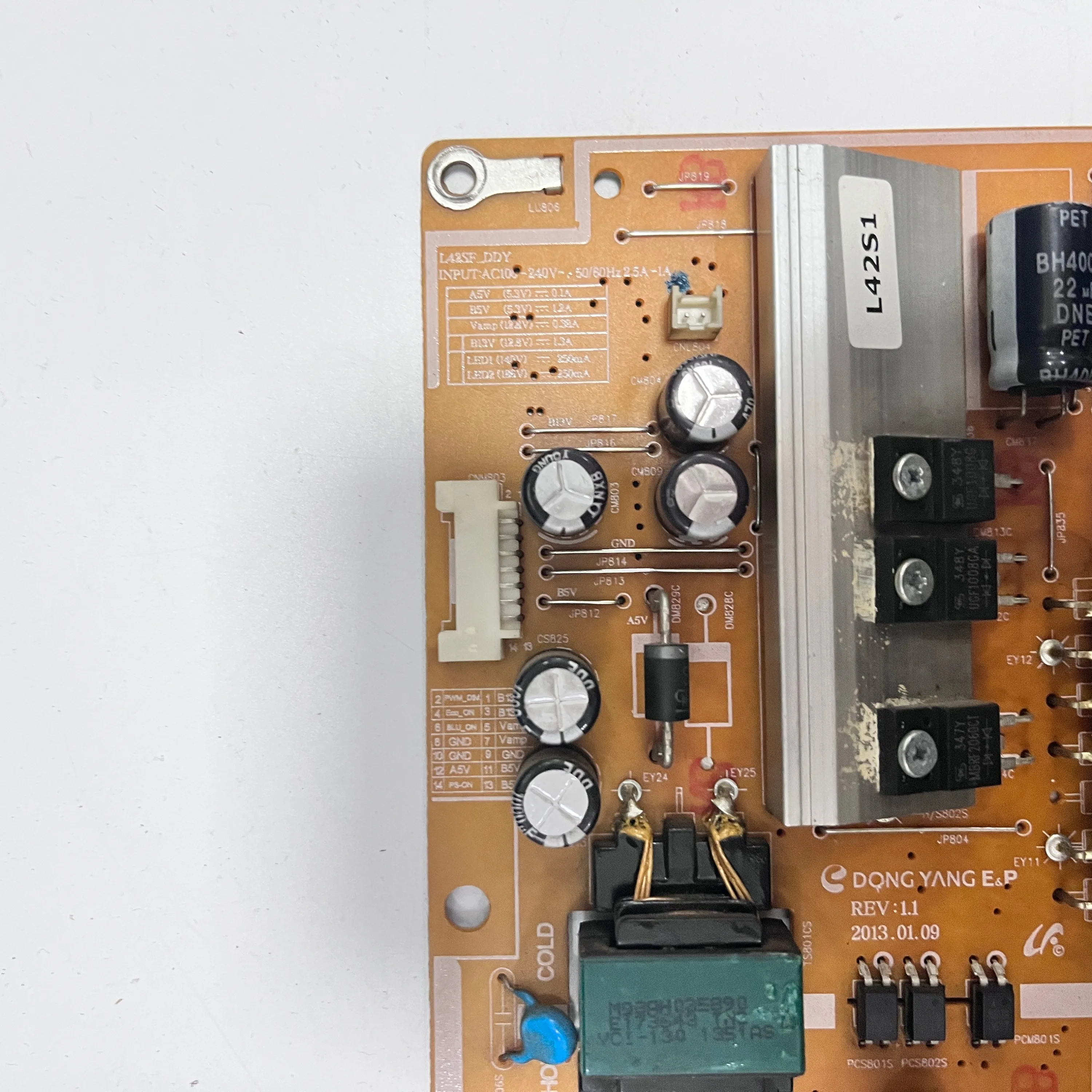 Placa de fuente de alimentación de TV Original y genuina, BN44-00645A BN44-00645B =/D, adecuada para modelos de TV LCD, piezas HG40NB690QFXZA - imagen 5