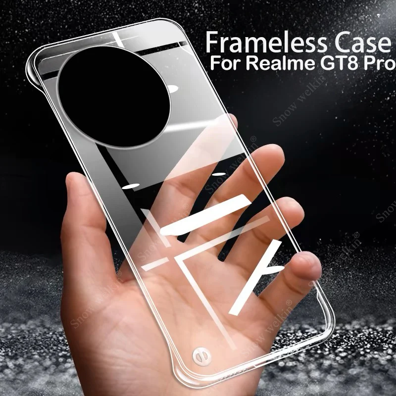 Funda rígida de plástico transparente delgada sin marco para Realme GT8 GT 8 RealmeGT8 Pro Fundas traseras para teléfono Capa Fundas Coque - imagen 2