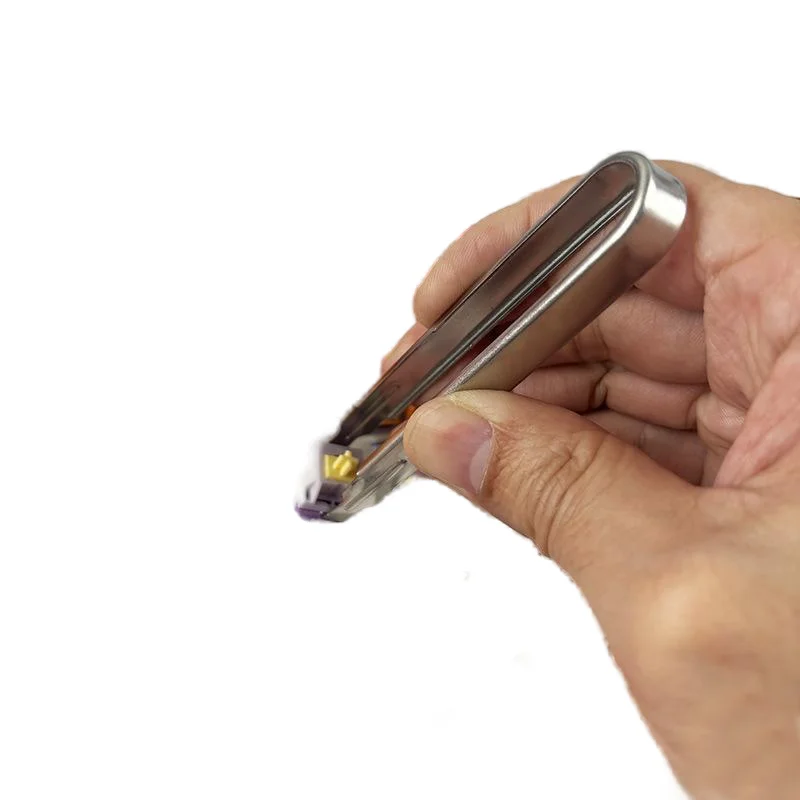 Extractor de teclas Universal de acero inoxidable, extractor de teclas pintado con aerosol colorido, Clip de Metal, eje extractor de llaves de teclado mecánico - imagen 4