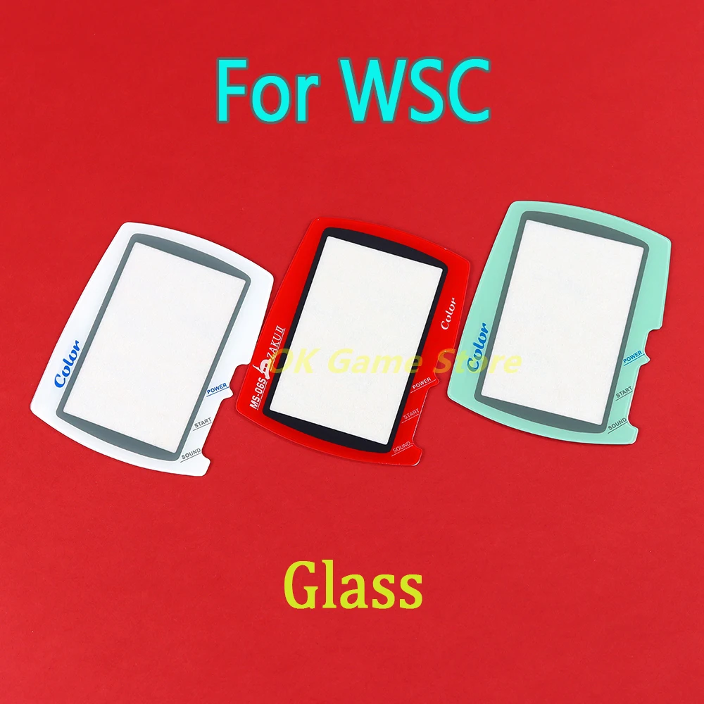 10 unids/lote lente de cubierta de vidrio para WSC BANDAI Protector de pantalla lente panel de pantalla para Wonder Swan Color accesorios de consola de juegos - imagen 3