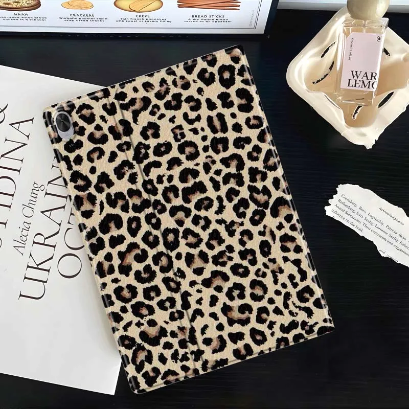 Estampado artístico de leopardo para Huawei MatePad Air Pro M6 M5 SE T5 13,2 12,6 12 11,5 11 10,8 10,4 10,1 pulgadas funda para tableta - imagen 4