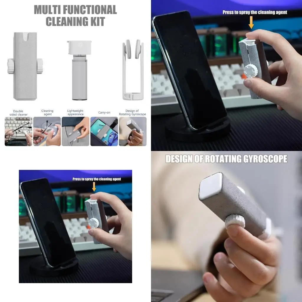 Conjunto limpiadores anteojos eficientes R53C fácil transportar para mantener claridades en vasos y pantallas