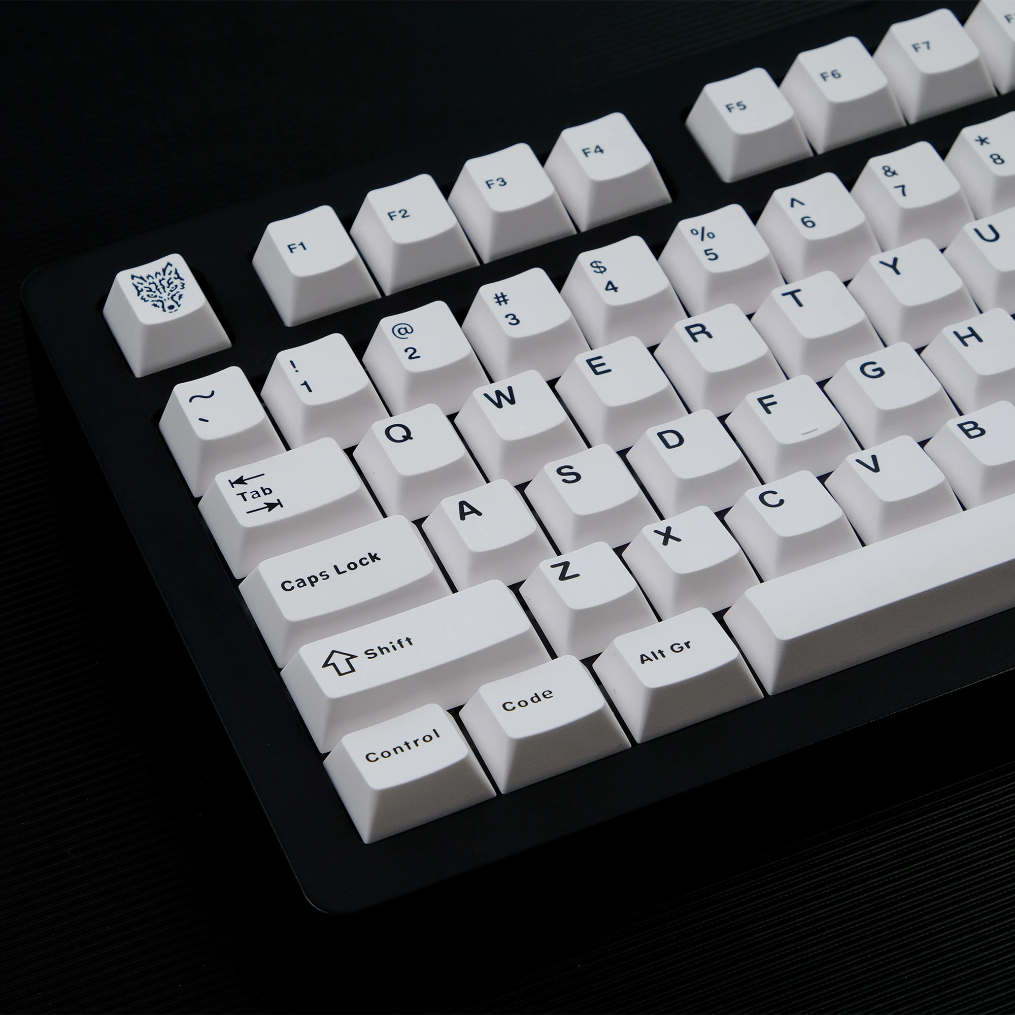 Teclas GMK BOW/WOB de doble disparo, 114 teclas, perfil de cereza PBT, diseño Alice, teclas blancas y negras para teclados mecánicos, teclas 7u - imagen 4