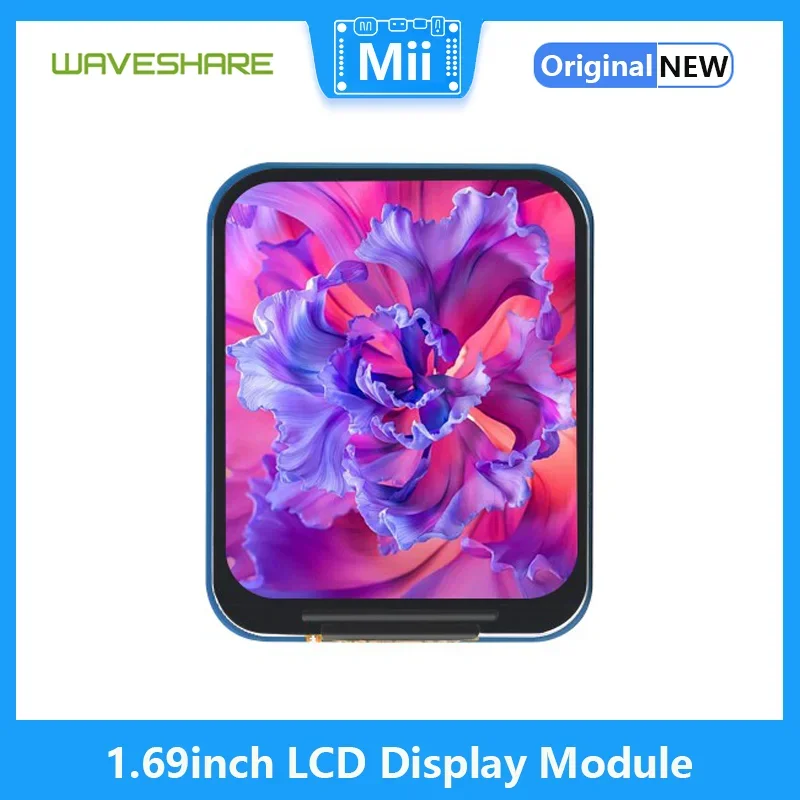 Pantalla LCD Raspberry Pi Módulo de pantalla LCD de 1,69 pulgadas, resolución 240 × 280, interfaz SPI, IPS, 262K colores - imagen 2