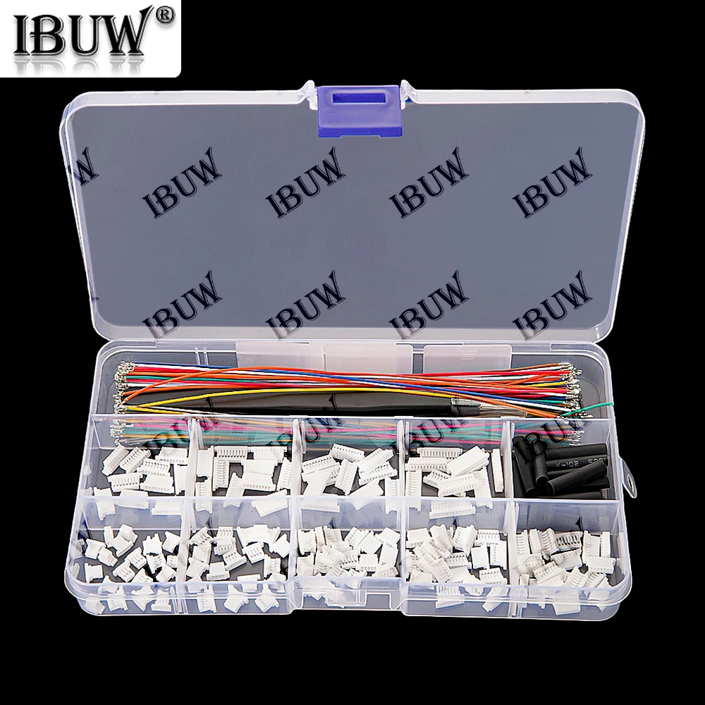 Kit de conector de Cable SH1.0MM JST de 1mm, cabezal macho JST 3P-12P con 28AWG prensado con Terminal para Cable de Dron de carreras GPS 3P 4P 5P - imagen 2