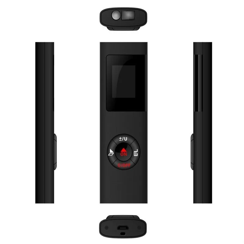 Mini medidor de distancia láser inteligente portátil, recargable por USB, 40M, telémetro infrarrojo, herramientas de telémetro láser - imagen 4