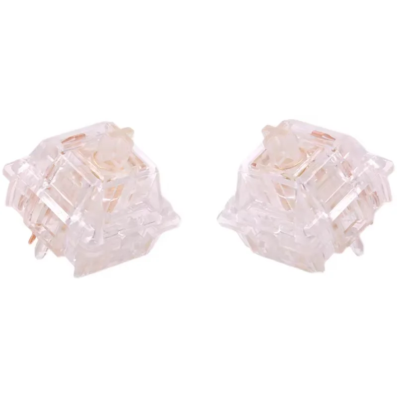 Everglide-luz de memoria Aqua King V3, interruptor lineal de 5 pines RGB 37g 55g 62g 67g totalmente transparente para teclado mecánico, interruptores MX