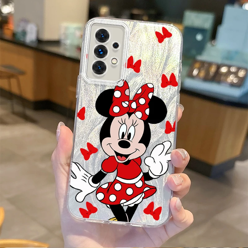 Nueva funda de teléfono de dibujos animados de Disney para Samsung Galaxy A35 A34 A33 A32 A31 A30 A25 A24 A23 A22 A21 A20 A16 A15 A06 cubierta dura gradiente - imagen 3