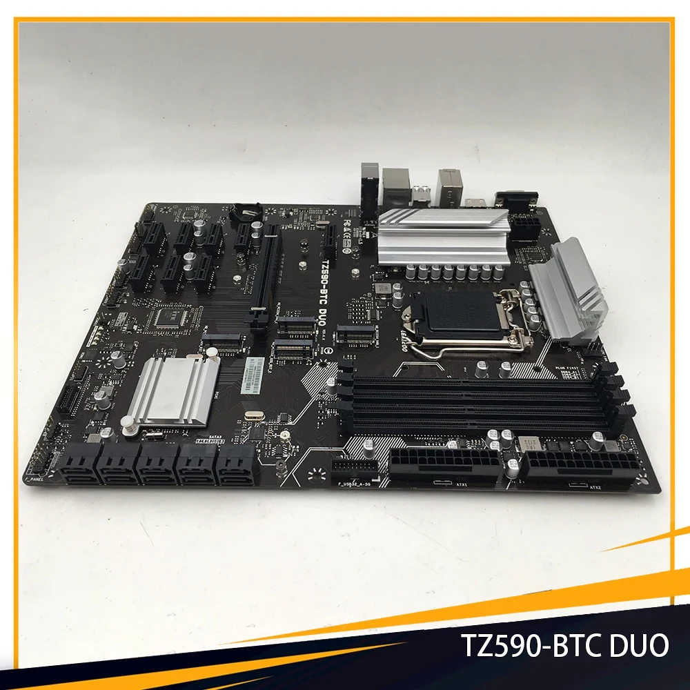 Para Biostar TZ590-BTC DUO placa base Z590 LGA1200 6 Gb/s compatible con 10. °/11 ° CPU Micro ATX DDR4 PCIe 3,0 128GB - imagen 2