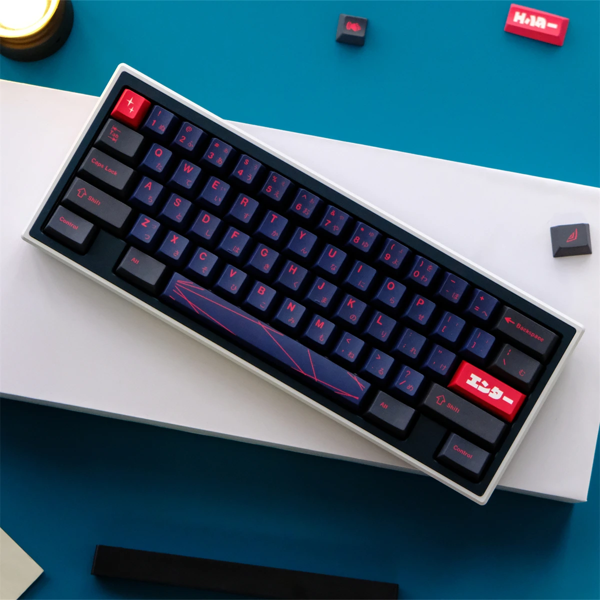 GMK KILL La KILL Theme Keycap, juego de 129 teclas, PBT, gorra de teclado de Anime personalizada, perfil de cereza, tapa de teclado japonesa para teclado mecánico - imagen 2