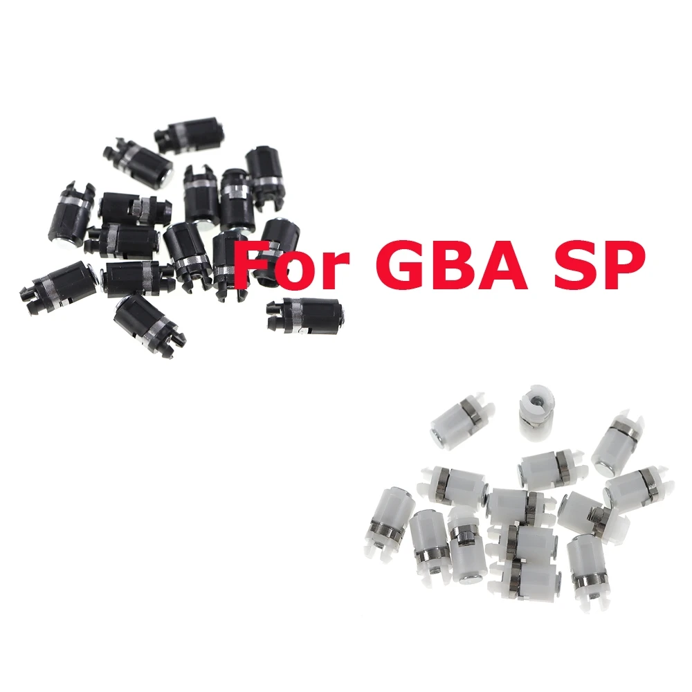 30 unids/lote eje giratorio de repuesto eje de bisagra para Gameboy Advance SP para consola de juegos GBA SP