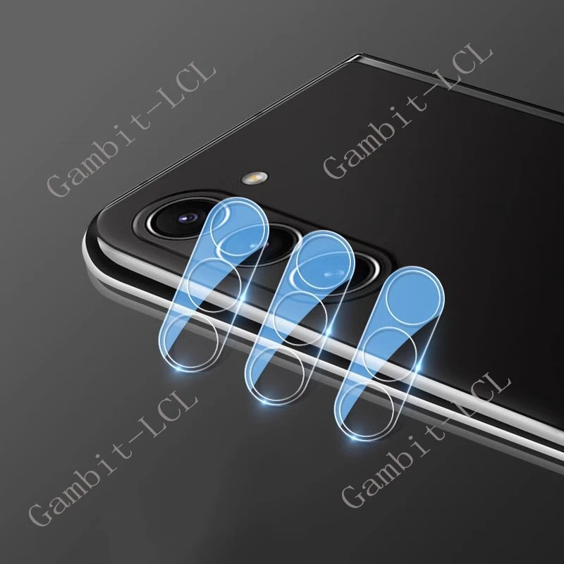 Para Samsung Galaxy Z Fold7 Fold6 Fold5 Fold4 Fold3 vidrio templado Fold 7 6 5 4 3 parte trasera 3D lente de cámara Protector de pantalla película