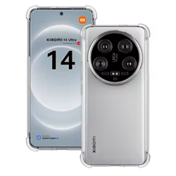 Funda trasera para Xiaomi 14 Ultra 14 Pro, carcasa a prueba de golpes, bolsa de aire, suave, transparente, TPU