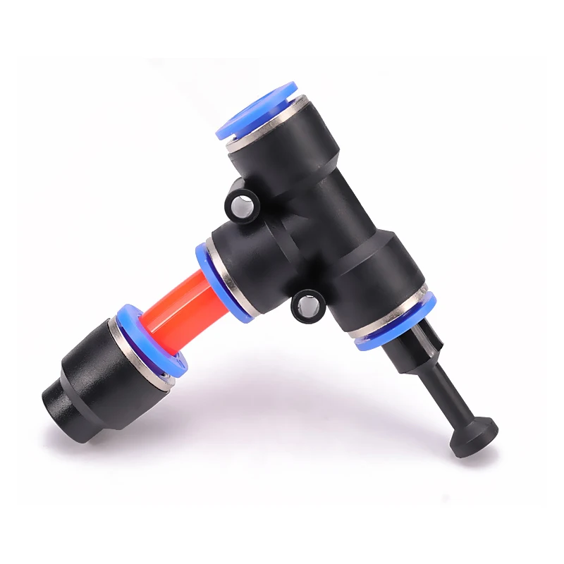 5 unids/lote tubo ciego neumático extremo tapón tapones tubo de manguera de aire conector de ajuste de empuje plástico PPF PP4 /6/8/10/12mm - imagen 5