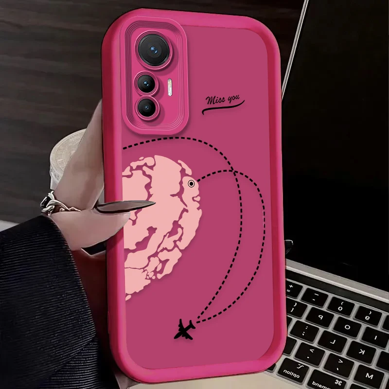 Funda de silicona suave emparejada con corazón de amor para Xiaomi POCO X6 X5 X4 GT X3 NFC F3 F4 F5 F6 M5S C65 M6 Pro 4G 13T 12T 11T 13 12 11 Lite - imagen 5