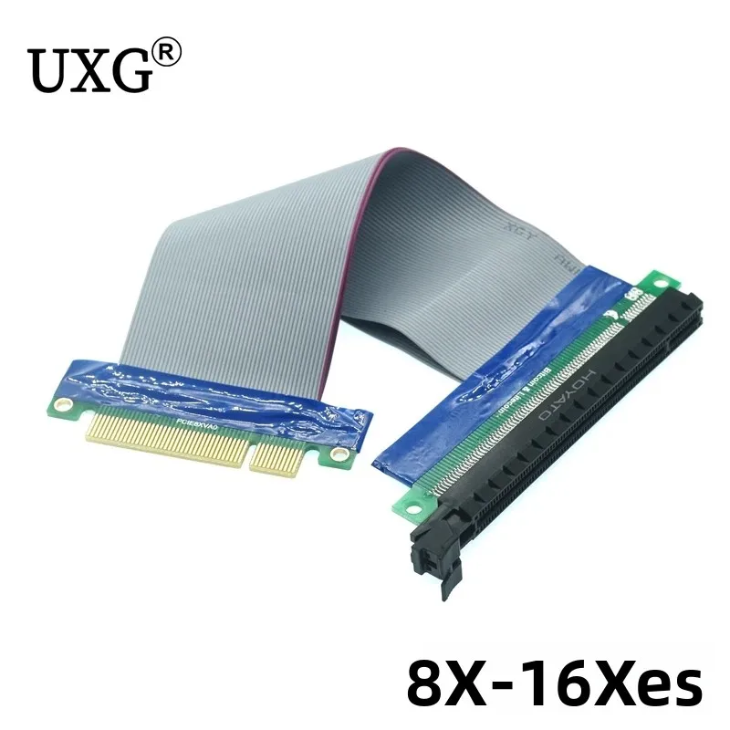 Extensor PCIe X8 a X16 – Conectores Bañados en Oro para Minería - imagen 5