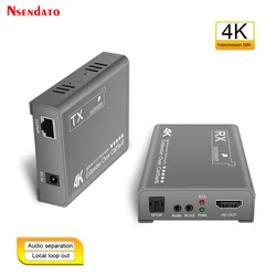 Extensor HDMI a RJ45 con vídeo y audio por cable de red TV PC