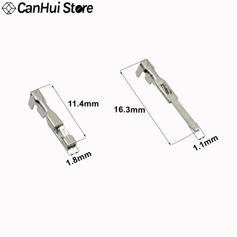 20-50 unids Conector JST XH 2.54mm 2P Macho Hembra Carcasa Enchufe Terminal Crimp SYP Conector 2 Pines Rojo/Blanco para Batería RC/Tira LED - imagen 5