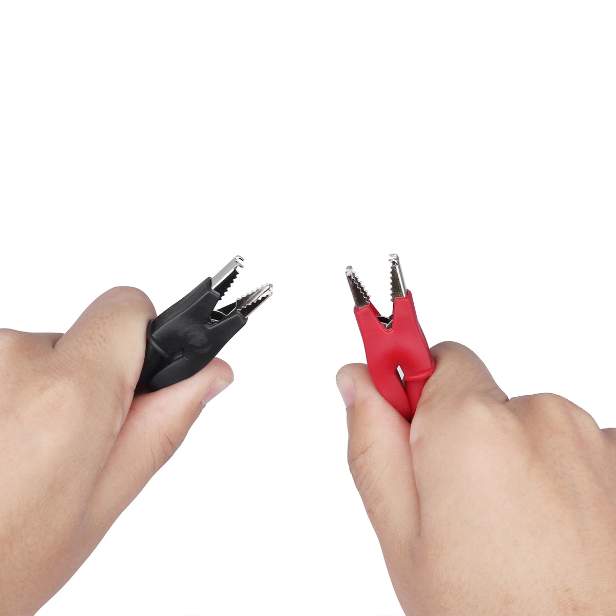Pinza de cocodrilo de 20a 90CM a conector Banana, Cable de prueba, sonda Dual, pinza de cocodrilo de 4mm para herramienta de medición de multímetro - imagen 5