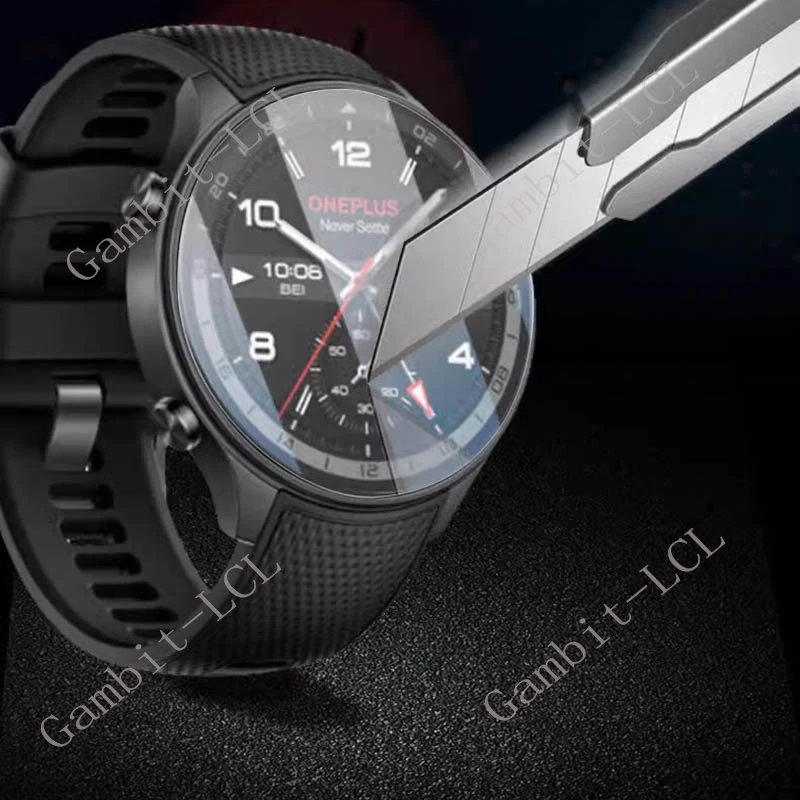 3 uds 9H Protector de pantalla de vidrio templado para OnePlus Watch 2R Smart Watch One Plus Watch2R 2 R Sport SmartWatch película de cubierta - imagen 4