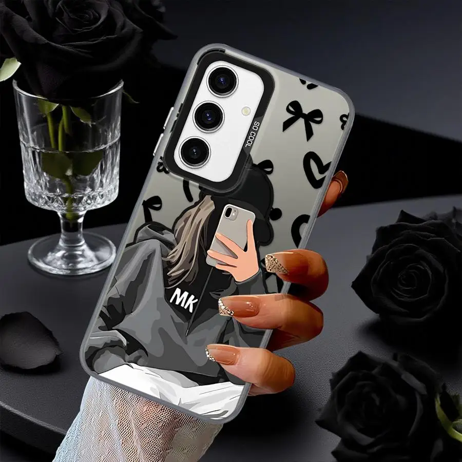 Funda para Xiaomi Poco X5 C50 X3 Pro F3 GT C51 F4 X3 NFC, funda trasera para teléfono, pareja de dibujos animados - imagen 3