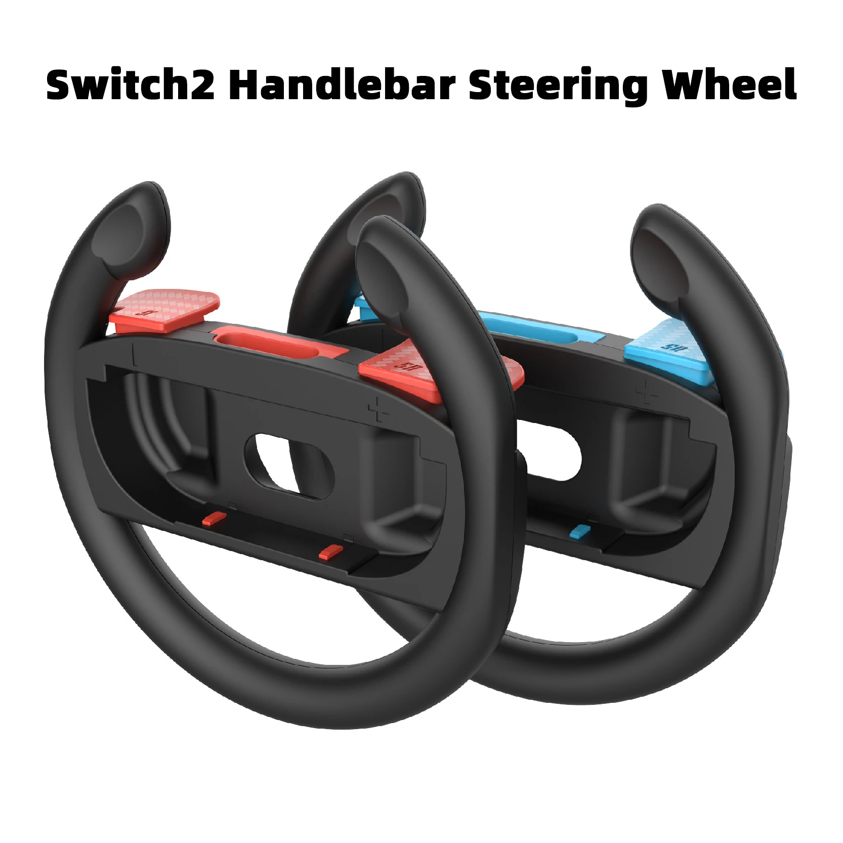Empuñadura de volante de controlador para Switch2 2025 Mario Kart 8, empuñadura de conducción de lujo para Switch2 Joycon, accesorios para juegos de carreras, 2 uds. - imagen 2