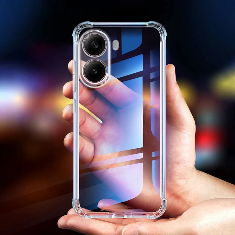 Para Poco X7 Pro PocoX7 Pro Airbag a prueba de golpes protección completa TPU funda suave para Xiaomi Poco X7 Pro funda protectora Fundas Coque - imagen 2