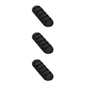 3PCS Black 5 Slots