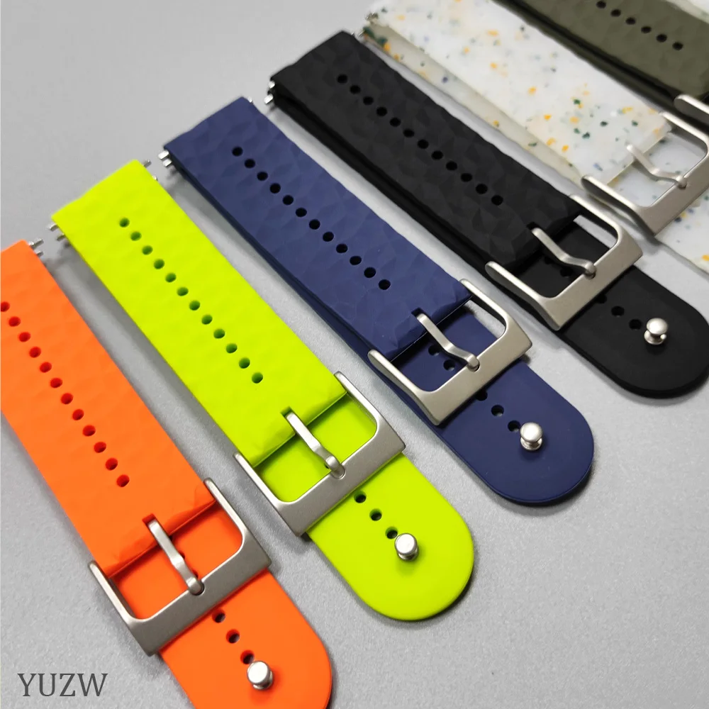 Correa de silicona para reloj suunto spartan sport, pulsera hr para Suunto 9/9 baro/suunto7/D5, pulseras de repuesto de 24mm - imagen 5