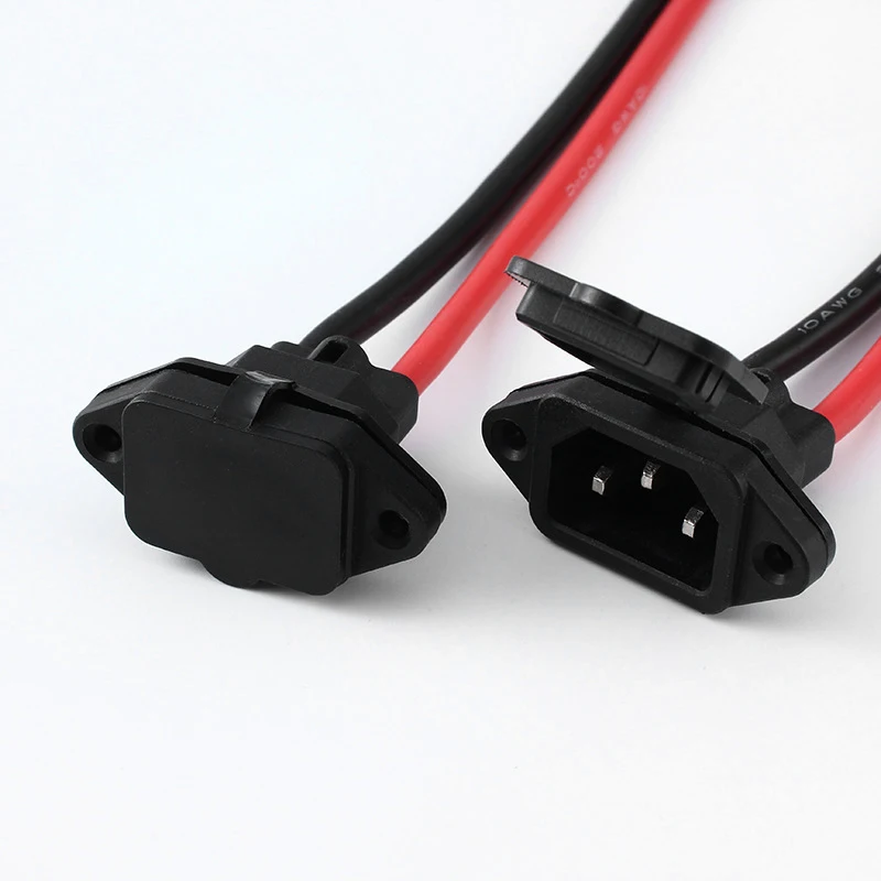 Macho/hembra XT60 a toma de corriente de 3 pines XT60 batería conector de Cable de carga de coche nueva energía Cable de carga de bicicleta eléctrica - imagen 4