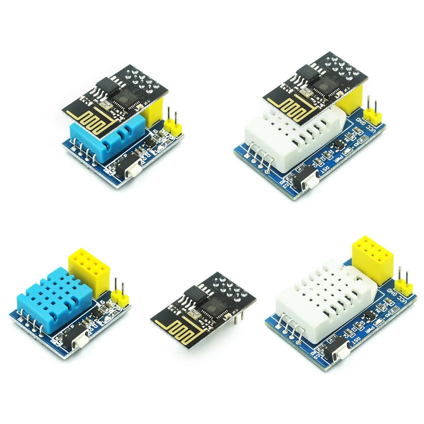 Sensor Digital de temperatura y humedad, módulo Wifi, reemplaza a SHT11 SHT15 de alta precisión, ESP8266 ESP-01, ESP-01S, ESP01, DHT22, AM2302