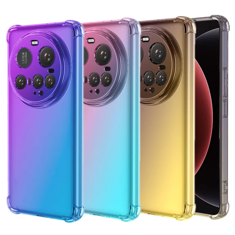 Funda de TPU con gradiente a prueba de golpes de cuatro esquinas para Xiaomi 15 Ultra 5G 2025, funda protectora, Fundas Coque Capa